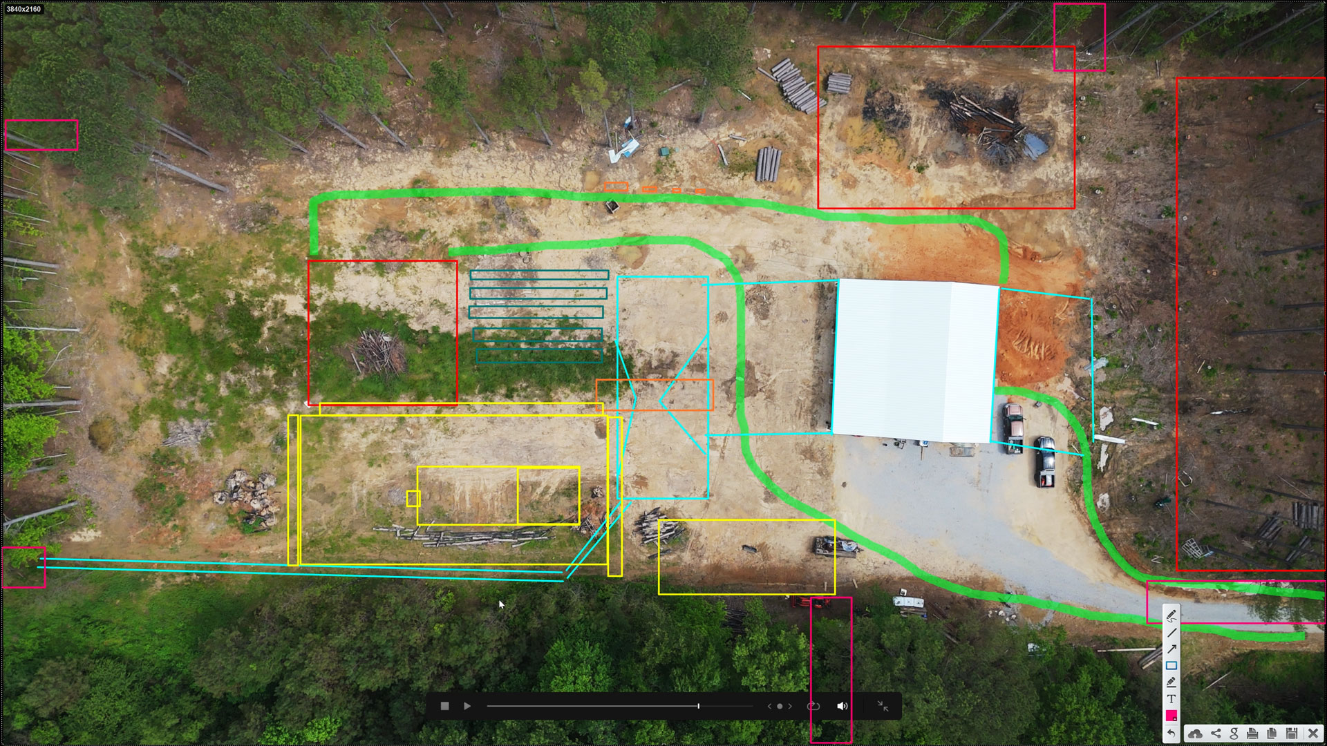 Day 416 – Drone Shot Homestead Plans