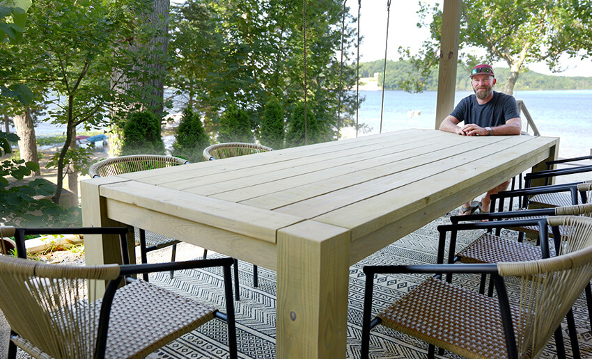 10 Person Outdoor Table Plans