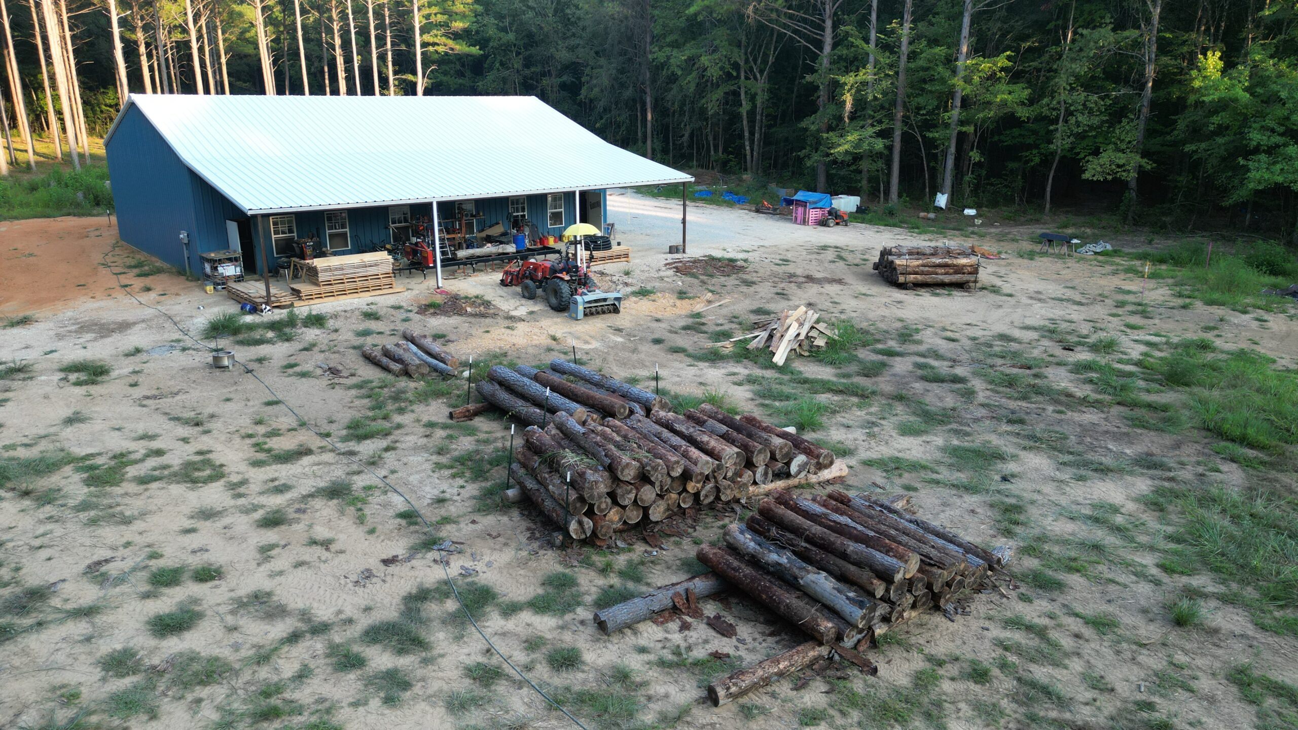 Day 494 – Setting Up a Log Yard