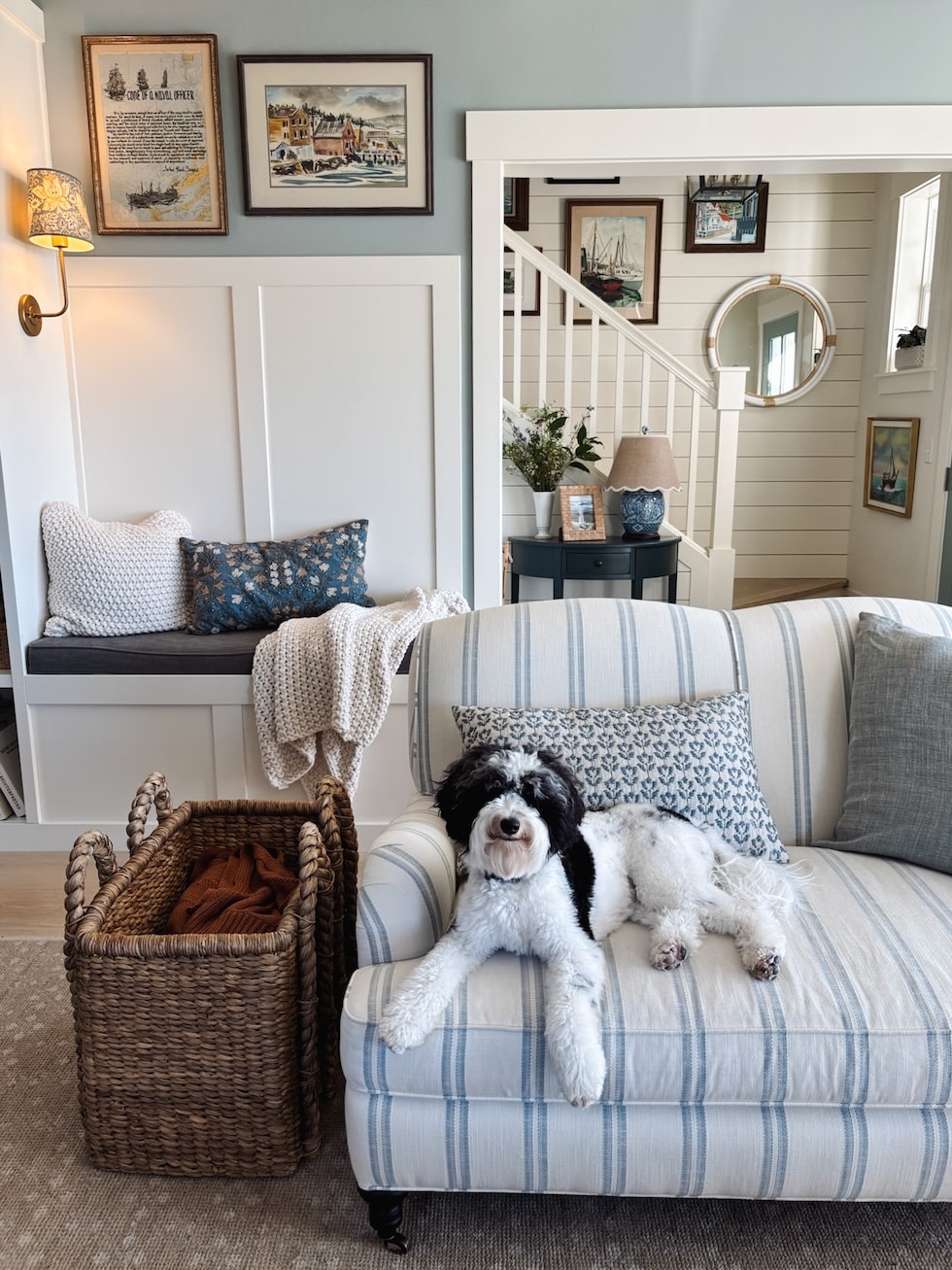 Our Coastal Cottage Living Room Makeover