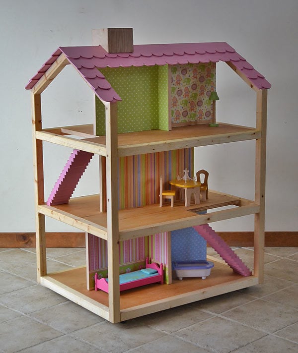 Open Frame Dollhouse for 12" Dolls