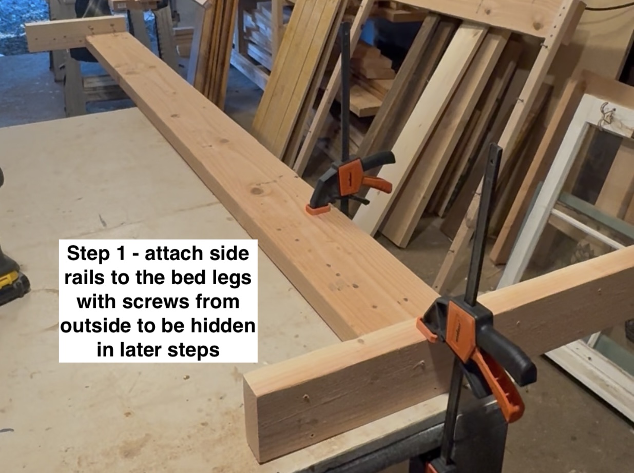 Simple Build Bed Frame in All Mattress Sizes
